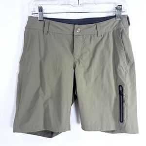 REI Co-op Women's Venturi Hiking Shorts Size 2 Khaki Adjustable Waist Gorpcore